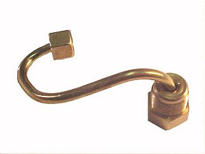 Cano Bico Injetor Mercedes CAM 1620 MODERNO 2001...(CROMADO C/PORCA (3660707533)