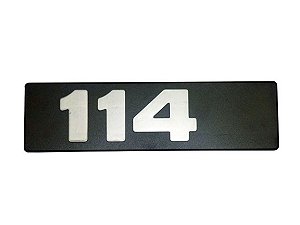 Emblema Frontal 114 Sem Letra G Para Sca SERIE 4 ATE 2003 (1390309)