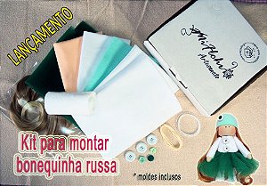 Kit de montagem - Bonequinha Russa Natasha