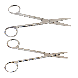 Kit Tesoura Mayo Stille 15 cm E Tesoura Metzenbaum 14 cm