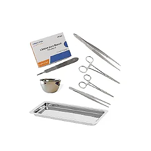 Kit Inicial De Podologia Com Pinças E Cuba