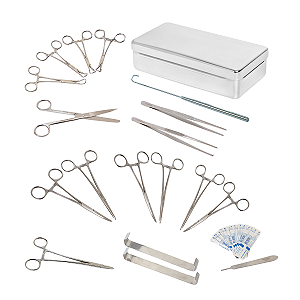 KIT CIRURGICO COMPLETO CASTRACÃO 19 ITENS