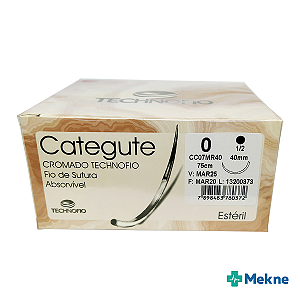 Categute Cromado Absorvível Caixa com 24 Unidades