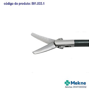 Pinça Tesoura Metzenbaum Curva Dupla Ação 5mm * 420 mm