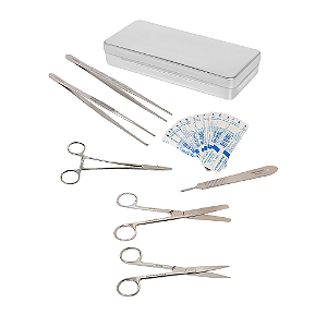 Kit Dissecação e Sutura para Estudantes