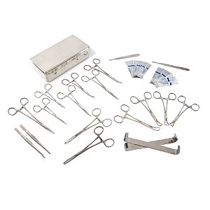 Kit Cirúrgico com 21 Instrumentais
