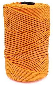 Cordão Encerado 2mm - rolo com 100 metros - Cor Laranja 3326