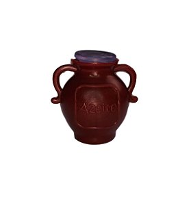 Miniatura - Botija de Azeite ou Panela de barro de Azeite - Com Alças - Porta Óleo - Cor Marrom-  Venda por Unidade