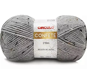 Fio Circulo Confete - 100G - Cor 8382 Brita