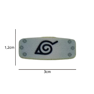 Bandana Aldeias Naruto - 3x1,2cm - Venda por par da aldeia escolhida.