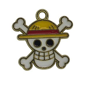 Pingente One Piece - 20mm - Material: Liga de Zinco - Venda por Unidade