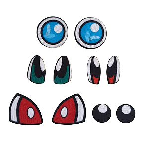 Termocolante Olhos Diversos Bichinhos (Tamanhos especificados na descrição) - Venda por par do modelo escolhido