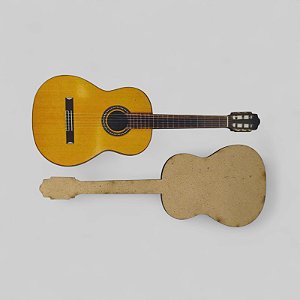 Miniatura Violão em MDF - 13,6cm ou 7,4cm - Venda por Unidade