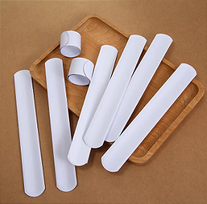 Pulseira Bate-Enrola - Branca - 22cm - Venda por Unidade