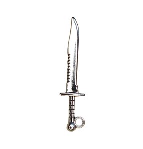 Pingente Miniatura Faca em Metal - 4,2cm - Venda por Unidade