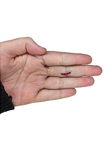 Boca termocolante - 16x6mm - Ideal para Ventríloquo dos Jogos - venda por UNIDADE