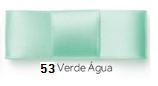 Fita de Cetim - Face Simples - 50mm - VERDE AGUA (53/26) - 10 metros -Najar@