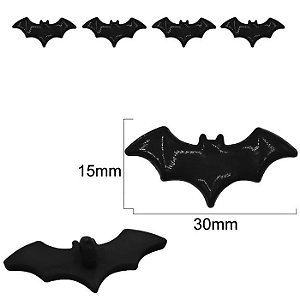 Botão Infantil Morcego - com pé - embalagem com 3 unidades