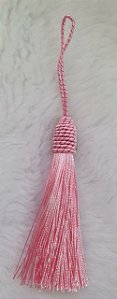 Tassel - Pingente Pompom com Tulipa - 9cm *Rosa Claro* (venda por unidade)