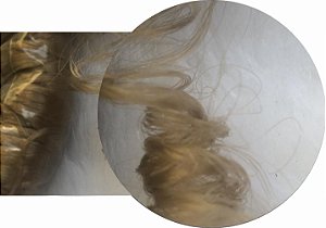 Cabelo de Nylon Ondulado tipo Kanekalon (Maço com aproximadamente 250 Gramas) - cor Loiro Escuro