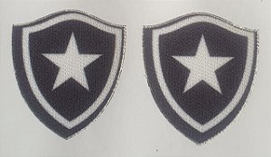Emblema Termocolante Botafogo - Tamanho 21 x 25 mm - (Venda por par)