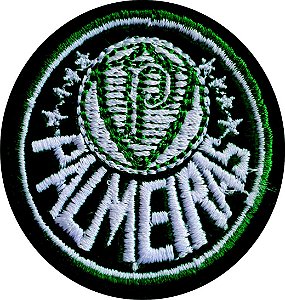 Brasão do Palmeiras Bordado - Patch - Medida: 5,7 cm diâmetro - *Venda por unidade*