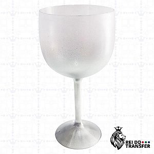 Taça De Gin Acrílico 570 ml Prata 1 un Degradê