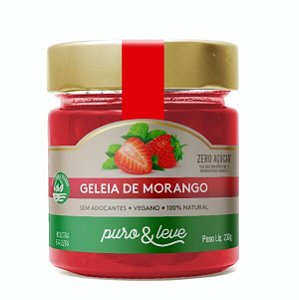 Geléia de Morango 230gr - Puro&Leve