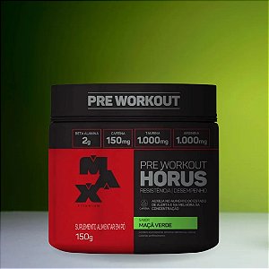 Pre Workout Hórus sabor Maçã Verde 300g - Max Titanium