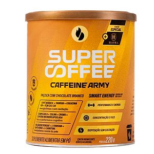 Supercoffee 3.0 sabor paçoca com chocolate branco  220g -Caffeine Army