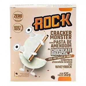 Cracker Monster sabor Chocolate Branco 55g - Rock