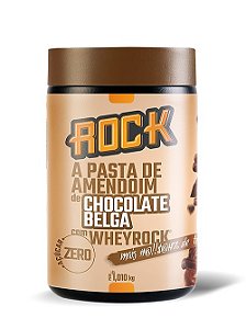 Pasta de amendoim sabor Chocolate Belga 1,010kg - Rock
