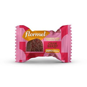 Bombom de Chocolate ao Leite Com Craberry  15g - Flormel