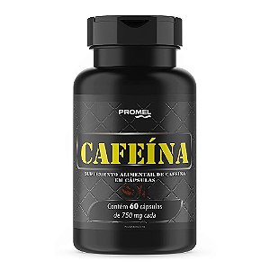 Cafeína 750mg- 60 caps- Promel