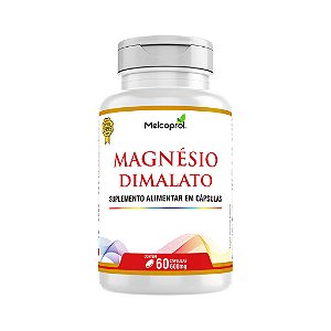 Magnésio Dimalato 600mg-100 Caps- Melcoprol