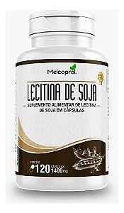 Lecitina de Soja 60 Cápsulas 1400mg - Melcoprol