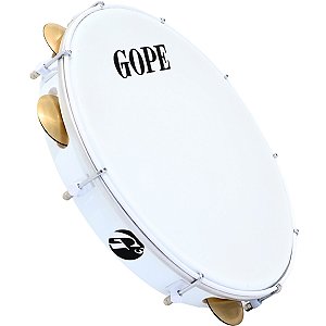 Pandeiro Gope 12" Branco G3 Super Leve Nylon