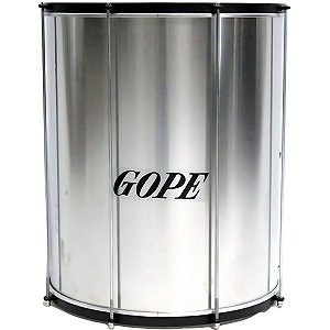 Surdo Gope 16" 50cm Alumínio Timbalada Nylon Leitosa