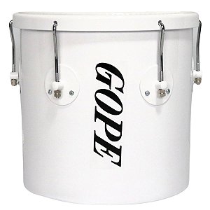 Repique de Mão Gope 11"30cm Branco Nylon Alumínio