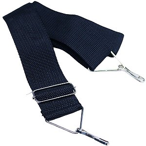 Talabarte Gope 2 Ganchos Preto Fechado Nylon