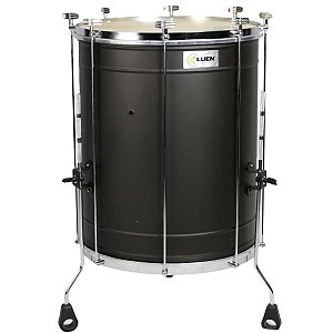 Surdo Luen 18"60cm ColorSteel Alumínio Preto Fosco c/ Amortecedor