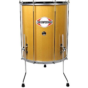 Surdo Contemporânea 18" 55cm Madeira Com Tripé