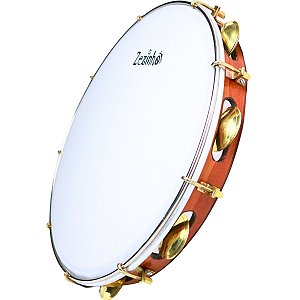 Pandeiro Zezinho 13" Madeira Nylon Artesanal