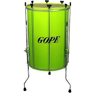 Surdo Gope 16" 60cm Alumínio Verde Store Com Tripé OUTLET