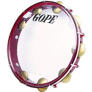 Pandeiro Gope 12'' Selfie Cereja G2 Cristal OUTLET