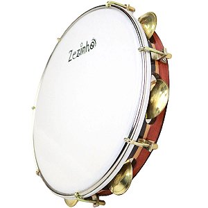 Pandeiro Zezinho 10" Madeira Nylon