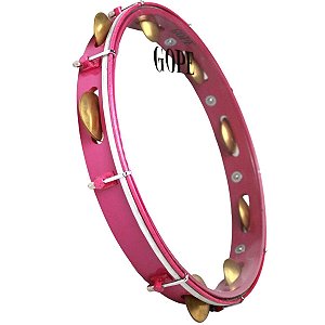 Pandeiro Gope Super Leve 13" Rosa Cristal OUTLET