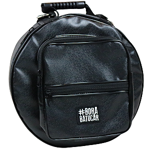 Capa Bag Pandeiro 11" e 12" Couro Premium Bora Batucar