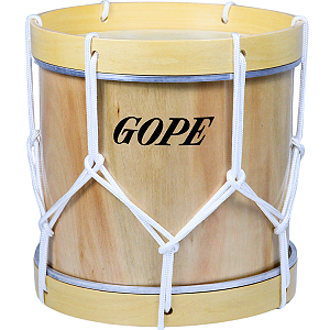 Tambor Alfaia Gope 16" 40cm Madeira Corda Maracatu OUTLET