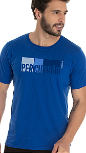 Camiseta #BoraBatucar Percussão Azul